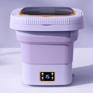 ALMEKAQUZ Portable Washing Machine purple